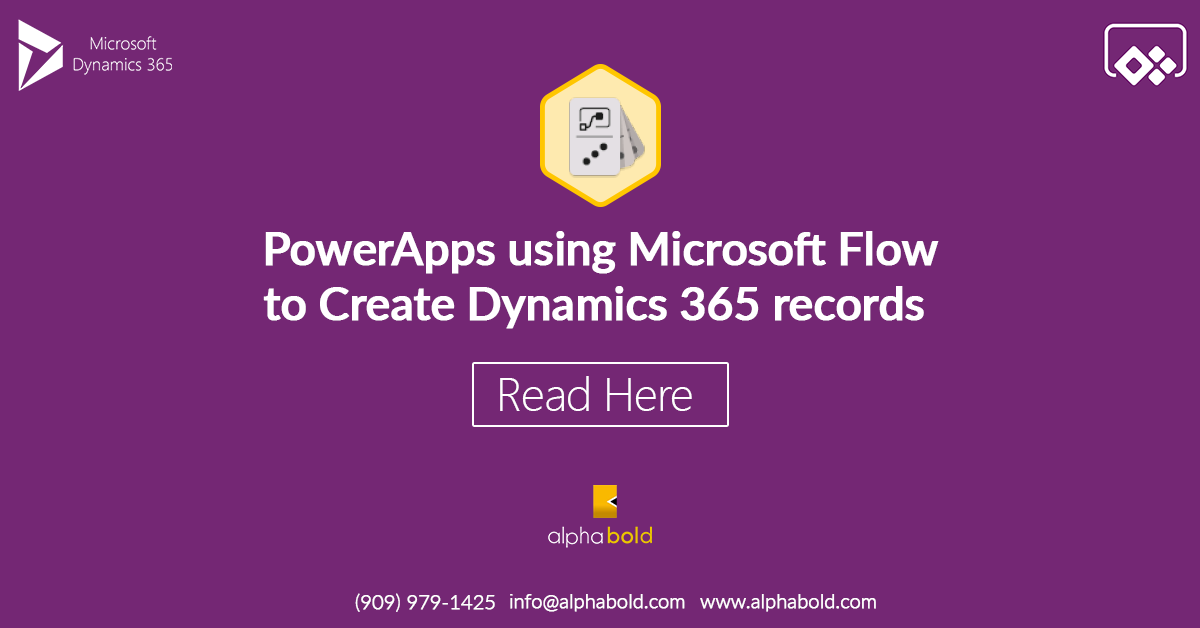 Infographics show the Power Apps using Microsoft Flow