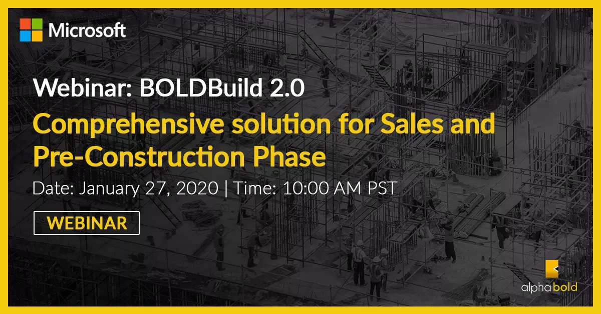 boldbuild webinar 27 January