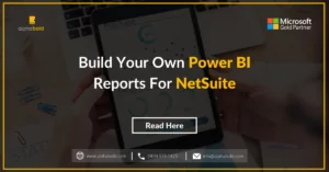 Infographics show that how to build your own Power BI Reports for NetSuite