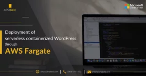 this image shows Deployment of Serverless Containerized WordPress through AWS Fargate