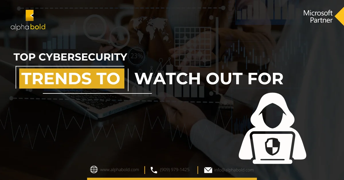 Infographic show the Top Cybersecurity Trends for 2025 to Watch Out For