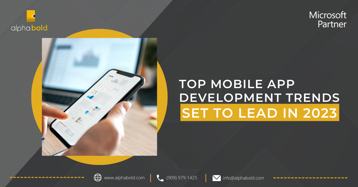 This image shows the Mobile App Development Trends