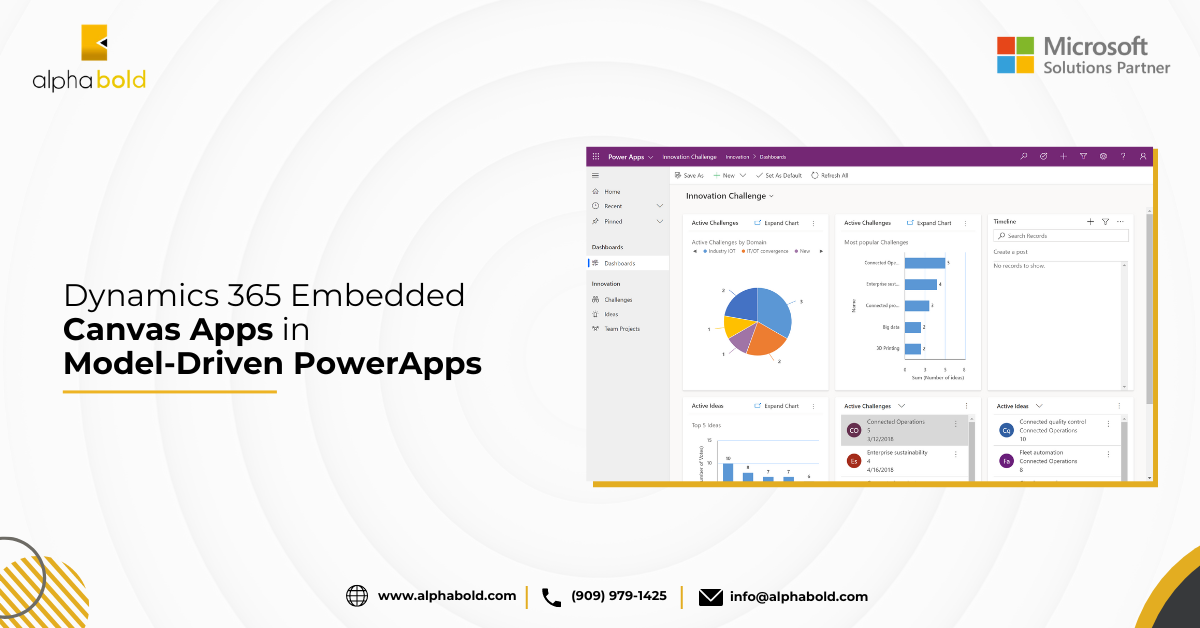 Dynamics 365 Embedded Canvas Apps in Model-Driven Power Apps