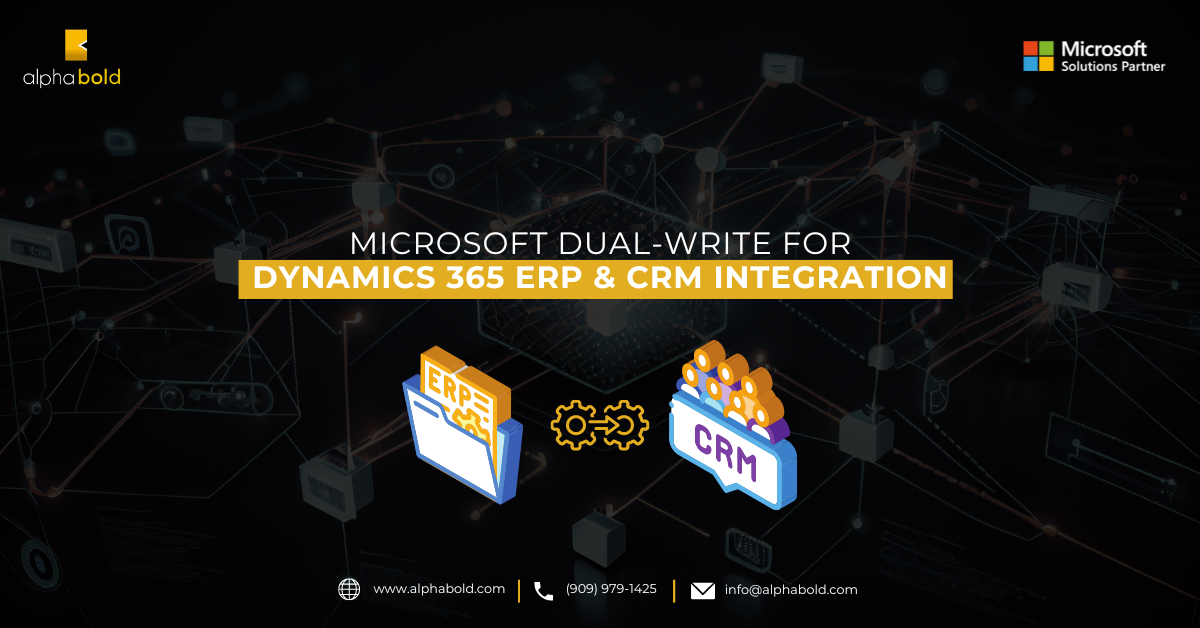 Microsoft Dual-write for Integrating ERP and CRM Systems
