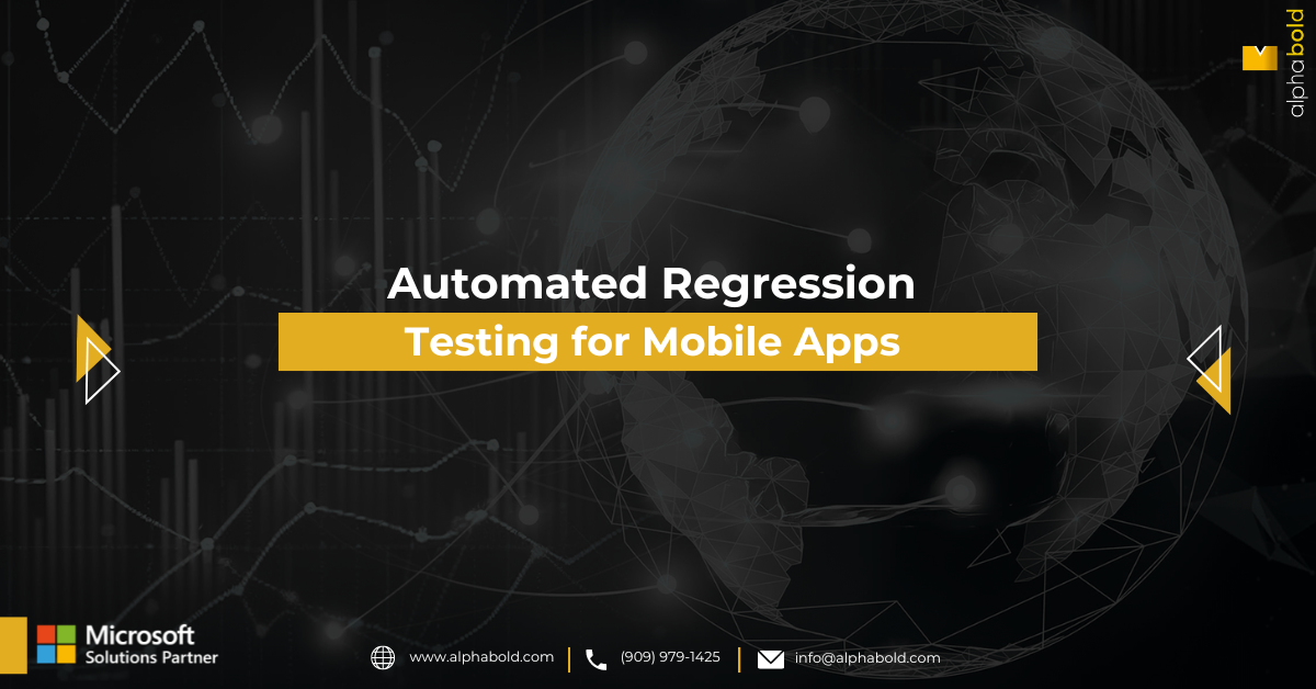 Automated Regression Testing for Mobile Apps – Dynamics 365