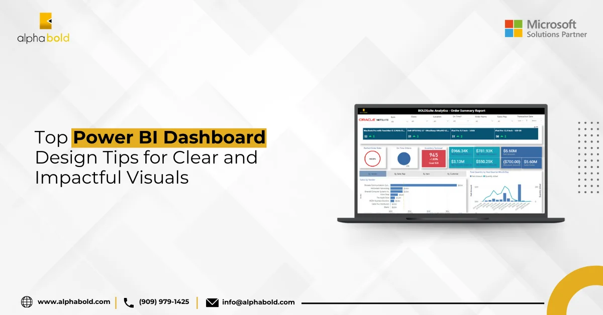 Infographics Power BI Dashboard Design Tips for Clear and Impactful Visuals