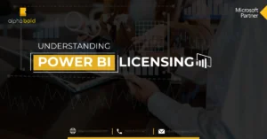 Infographics show Understanding Power BI Licensing