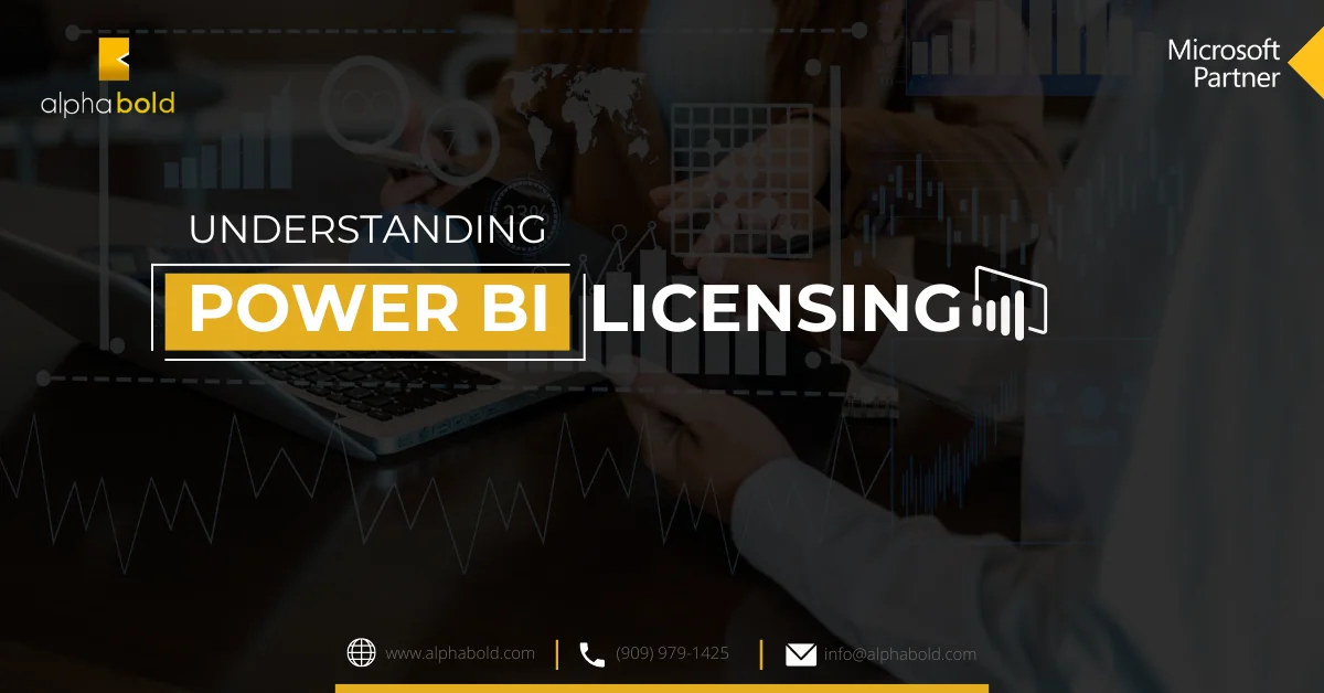 Infographics show Understanding Power BI Licensing