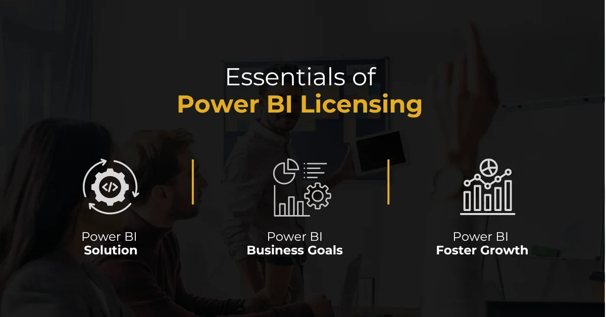 Infographics show essentials of Power BI licensing