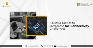 Infographics show the 5 Useful Tactics to Overcome IoT Connectivity Challenges