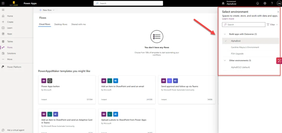 Infographics show the Secure Power Automate Workflows.