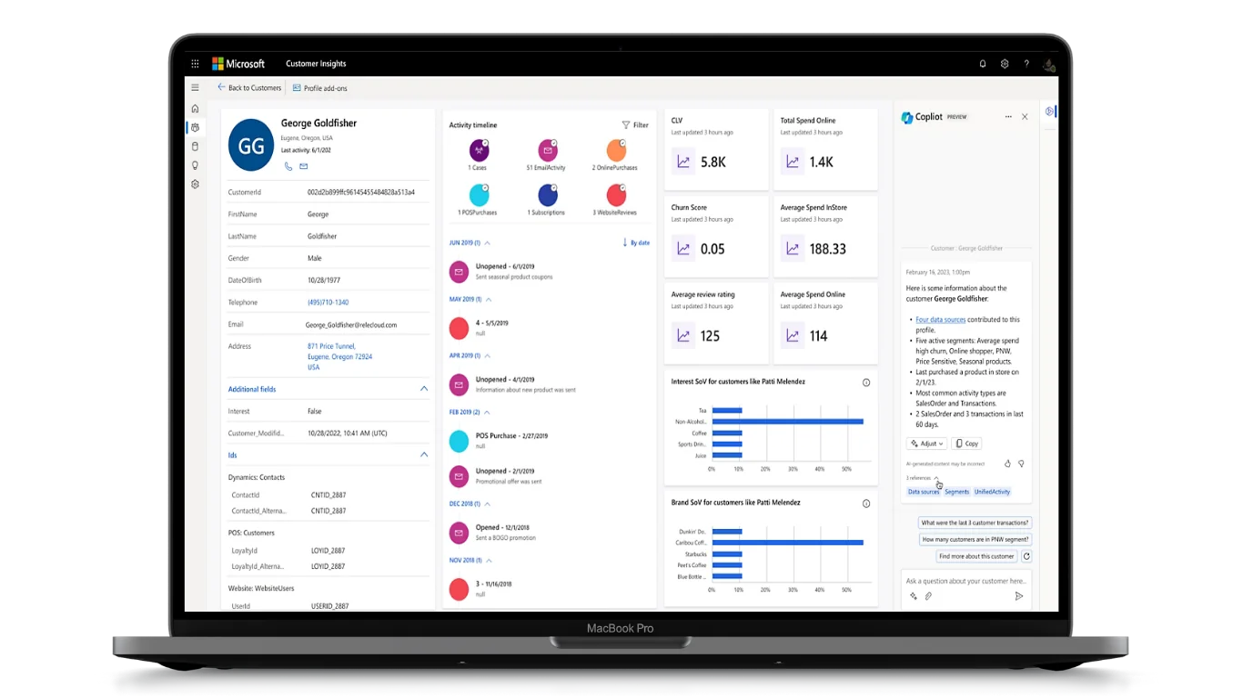 Infographic show the Dynamics 365 Customer Insights Consulting Services