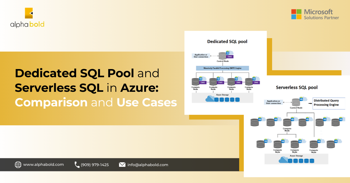 Dedicated SQL Pool and Serverless SQL in Azure: Comparison and Use Cases