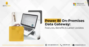 Infographic shows the Power BI On-Premises Data Gateway