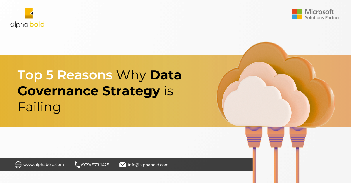 Top 5 Reasons Why Data Governance Strategy is Failing