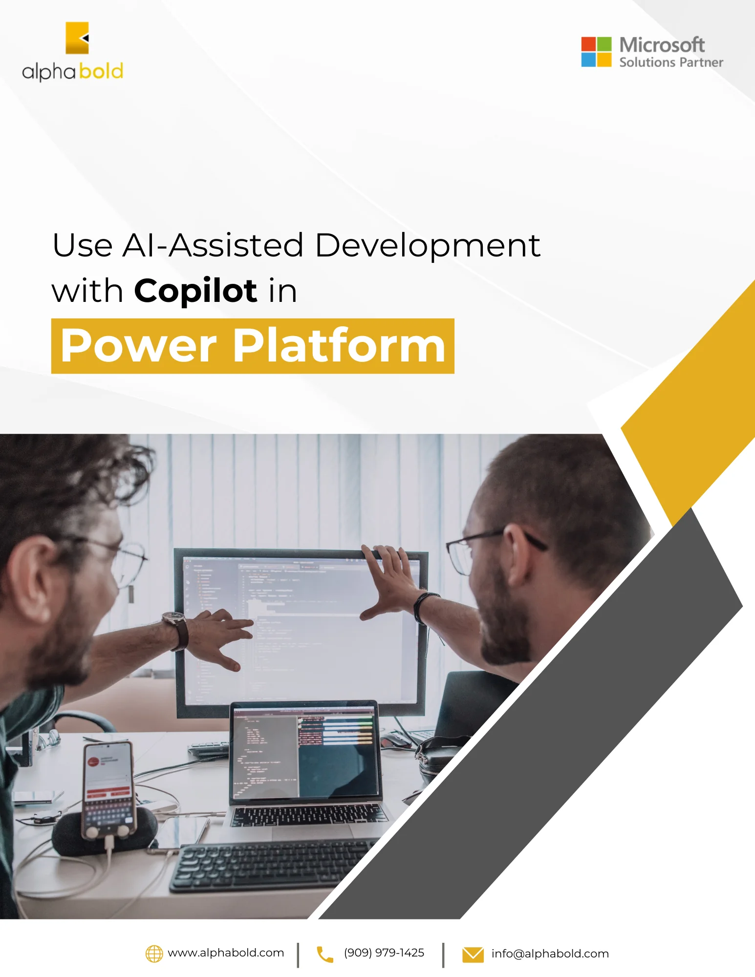 infographic show the Copilot Assisted Development with Power Platform