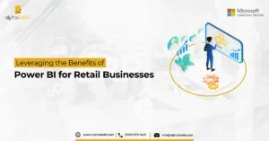 Infographic shows Benefits of Power BI for Retail Businesses