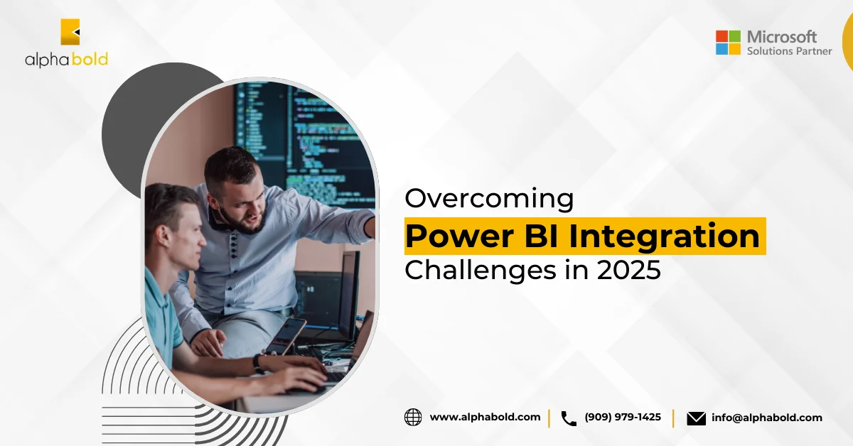 Infographics show that the Overcoming Power BI Integration Challenges in 2025