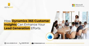 Infographics show the How Dynamics 365 Customer Insights Can Enhance Your Lead Generation Efforts