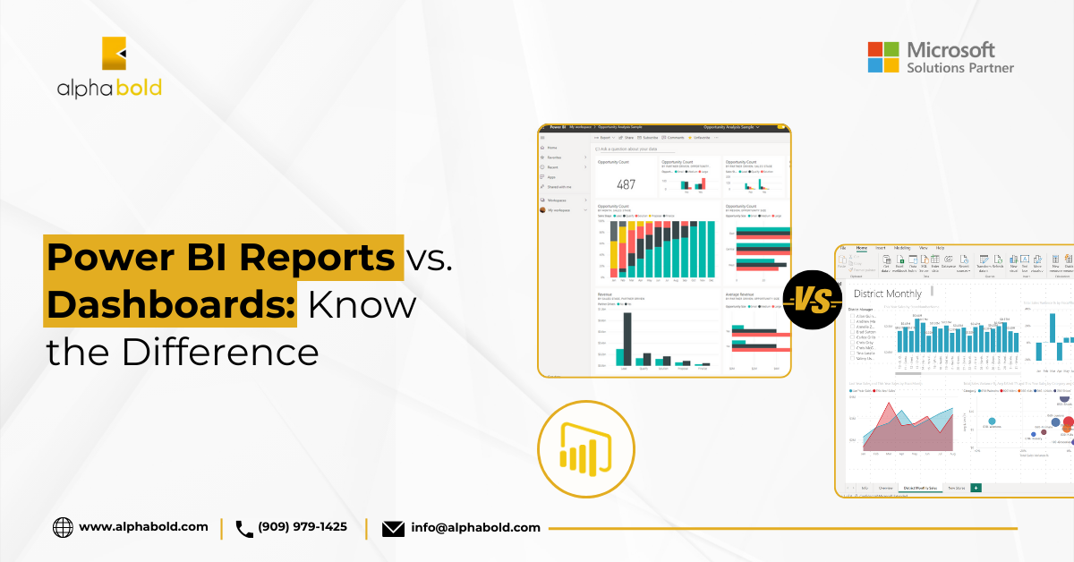 Power BI Reports vs Dashboards: Know the Difference